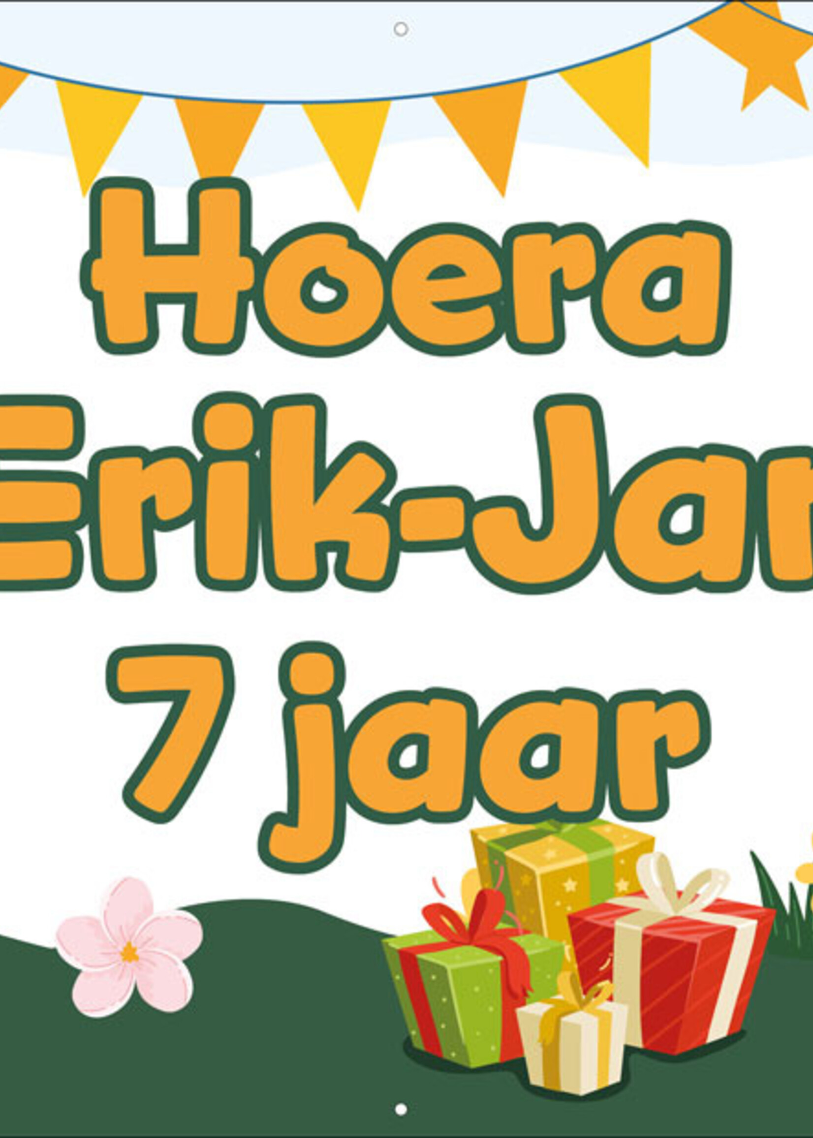 Giraf en Dino - Kinderen - Hoera - Naam - .. Jaar