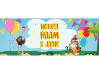 Struisvogel en tijger - Kinderen - Hoera - Naam - .. Jaar