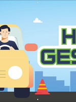 Hoera geslaagd - rijbewijs - jongen