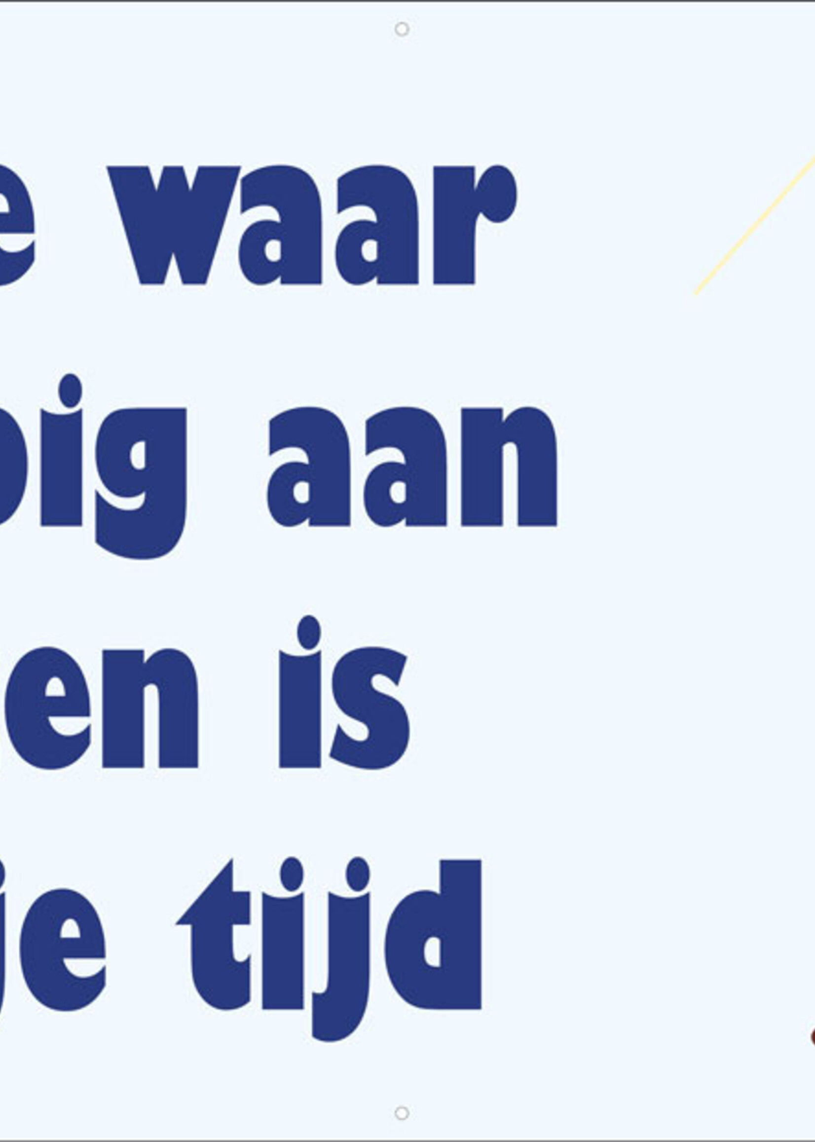 Het enige waar ik voorlopig aan ga werken is mijn vrije tijd - Man vissen