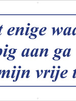 Het enige waar ik voorlopig aan ga werken is mijn vrije tijd - Delfts Blauw