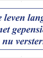 Jij hebt je leven lang gewerkt, de club met gepensioneerden is nu versterkt -  Delfts Blauw