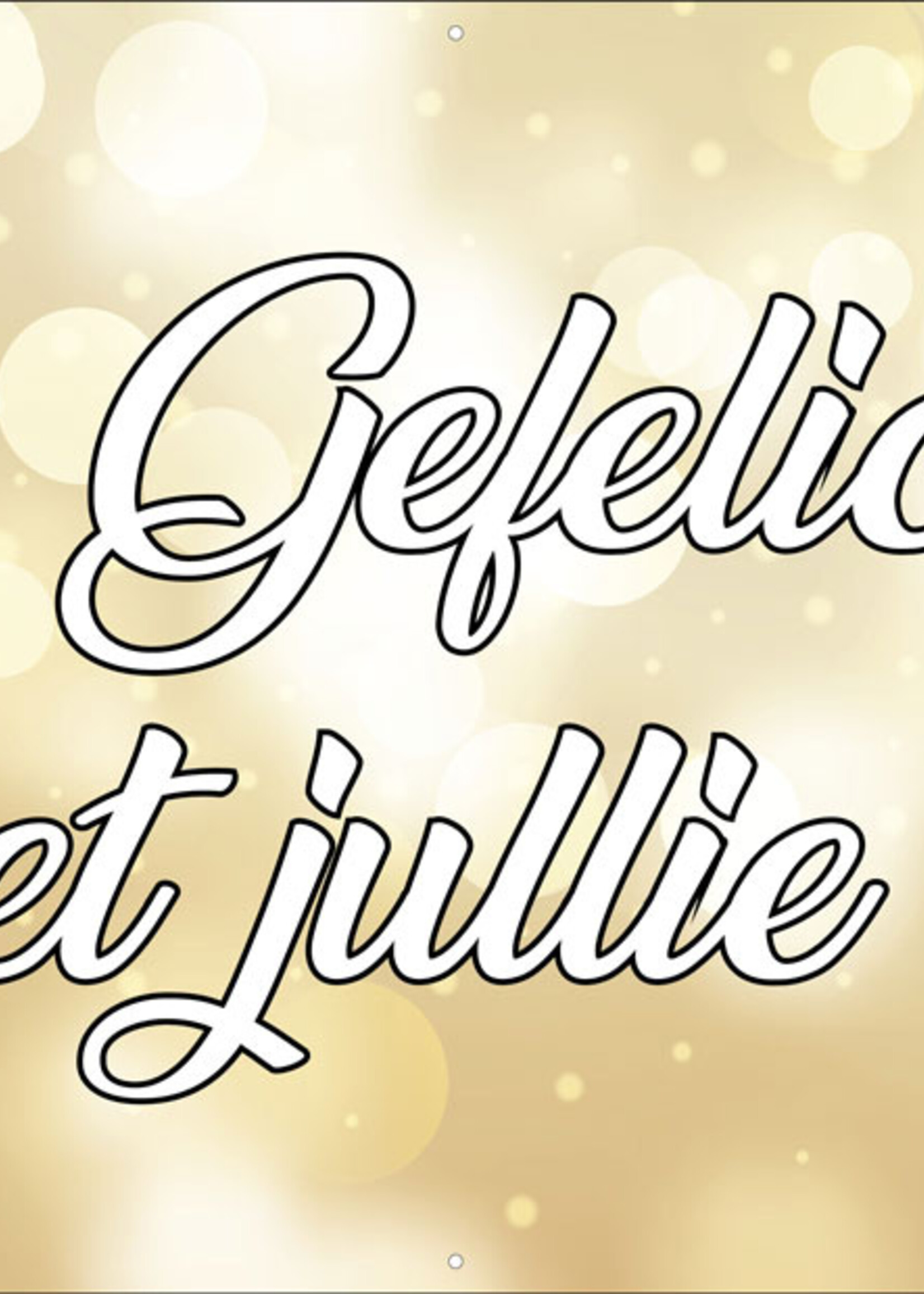 Gefeliciteerd met jullie huwelijk - Goud
