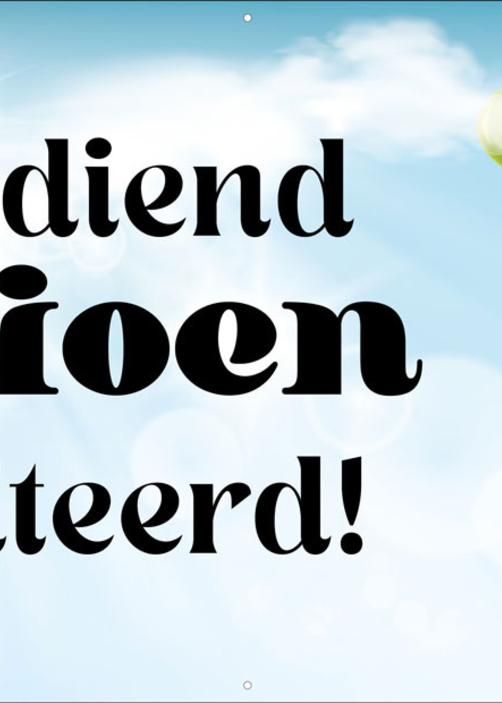 Welverdiend Pensioen - Gefeliciteerd - Ballonnen
