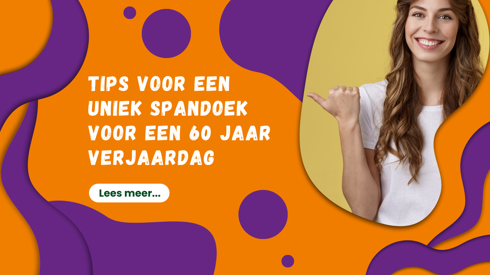 Tips voor een uniek spandoek voor 60 jaar