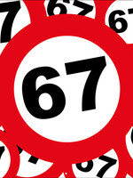 Verkeersborden met 67