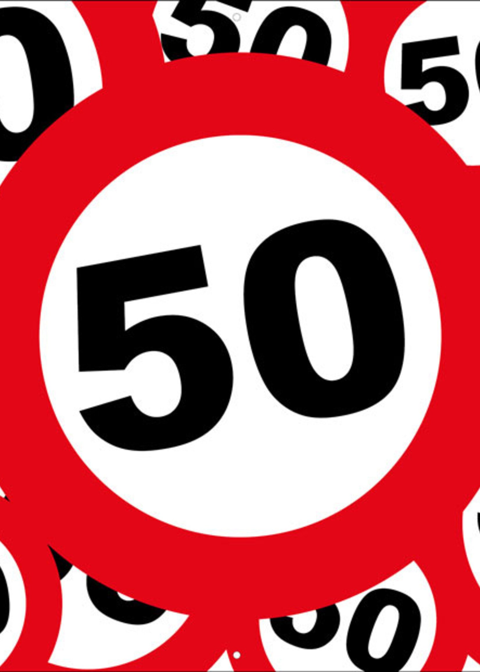 Verkeersborden met 50