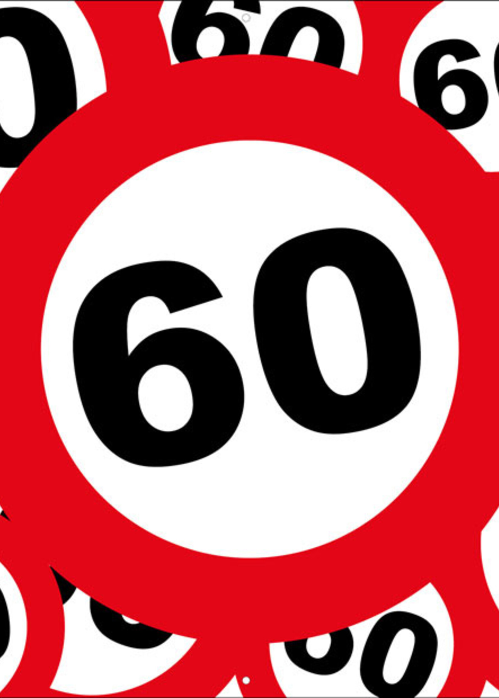 Verkeersborden met 60