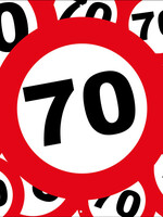 Verkeersborden met 70