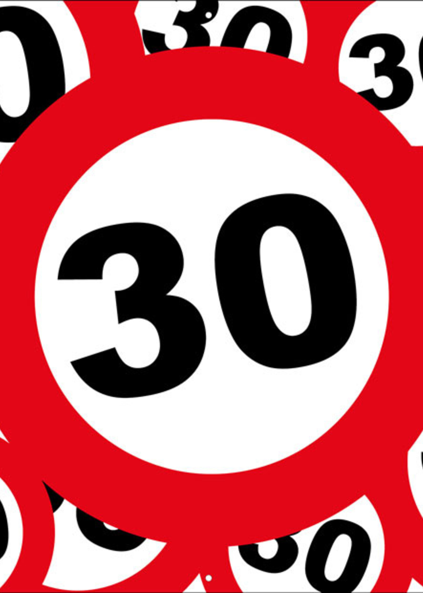 Verkeersborden met 30
