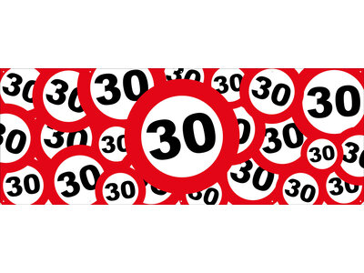 Verkeersborden met 30