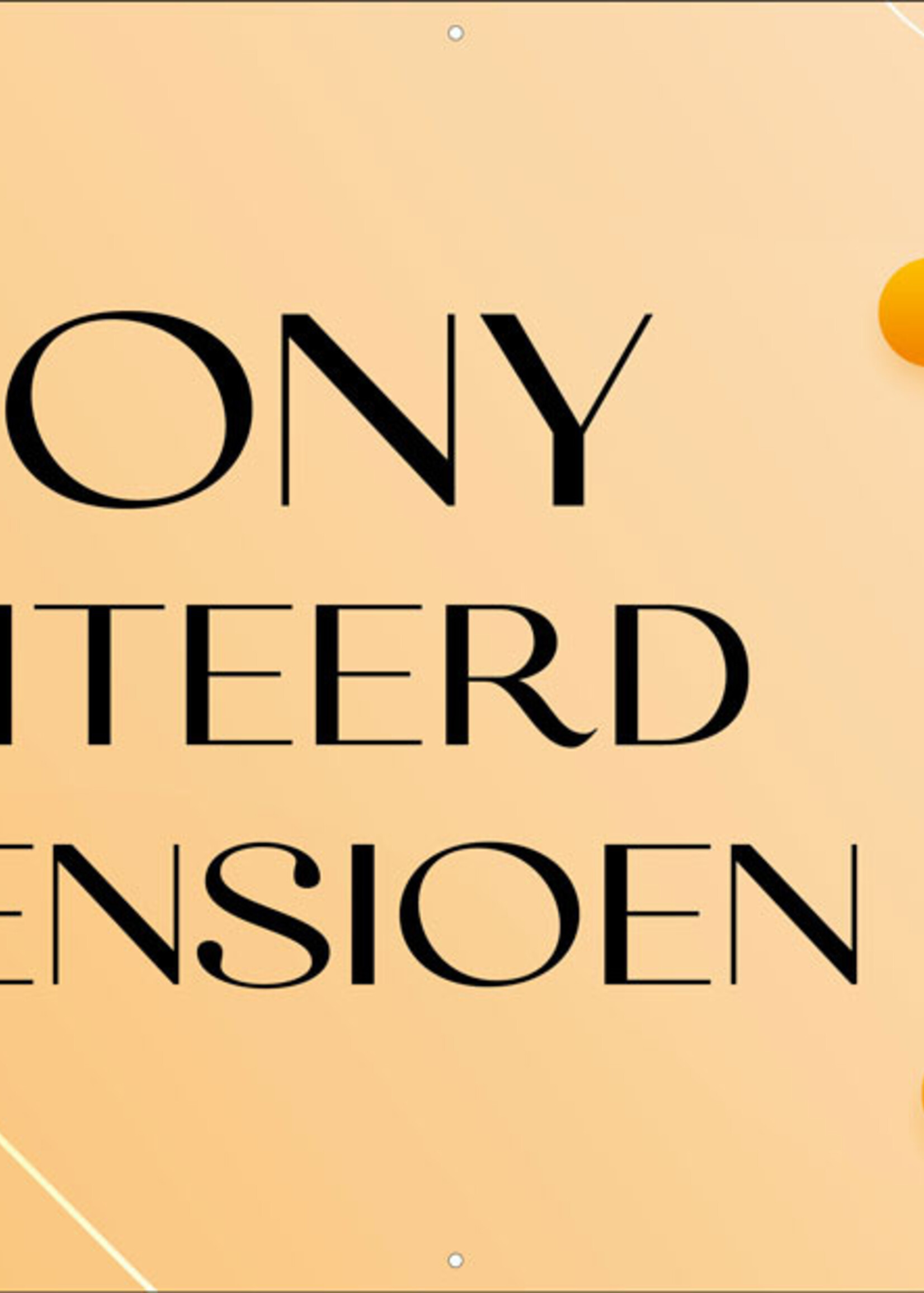 Naam - Gefeliciteerd met je Pensioen + Foto