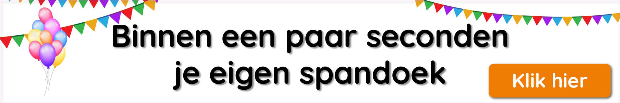 Spandoek bestellen