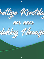 Prettige Kerstdagen en een Gelukkig Nieuwjaar - Witte kerstbomen