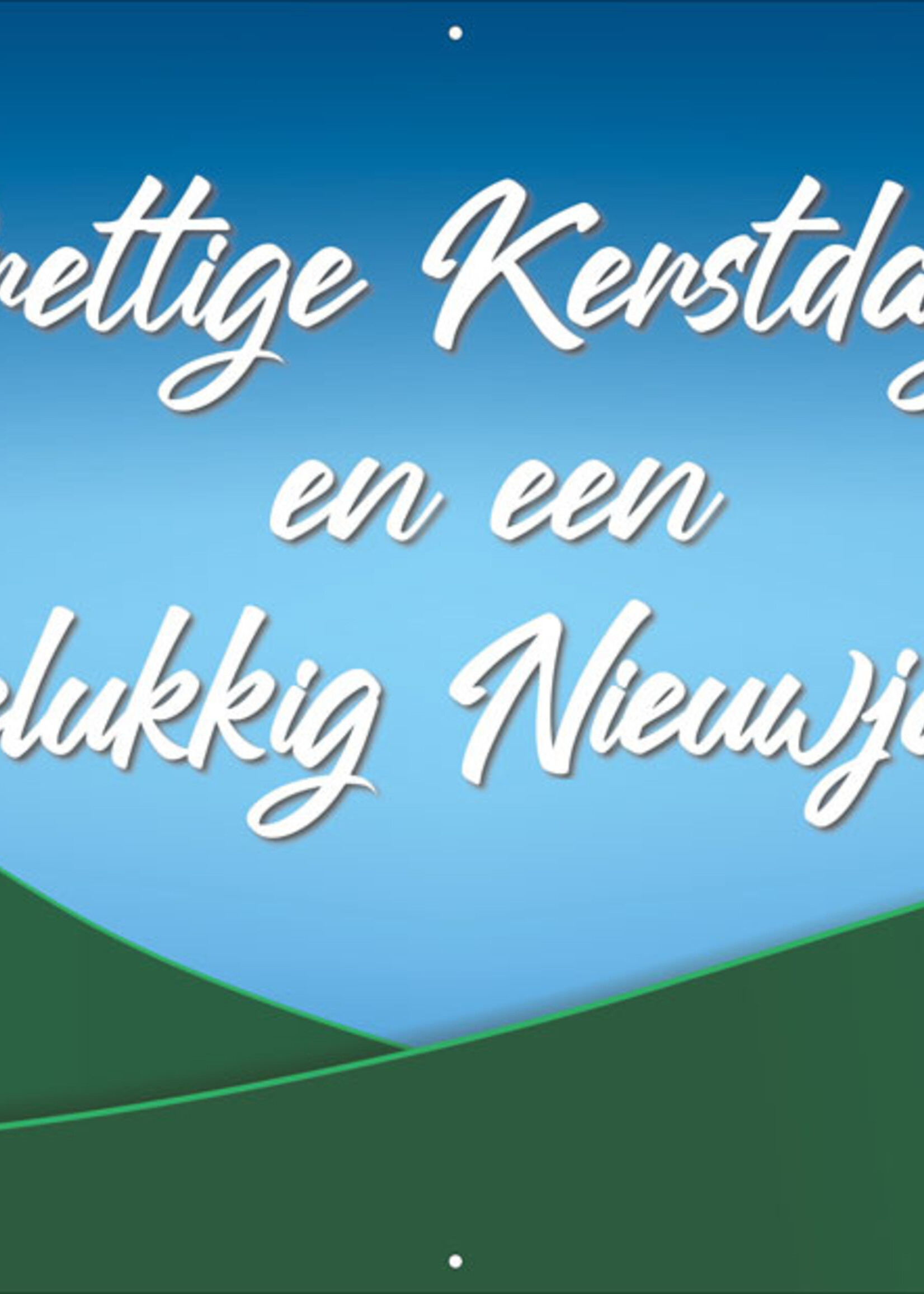 Prettige Kerstdagen en een Gelukkig Nieuwjaar - Witte kerstbomen