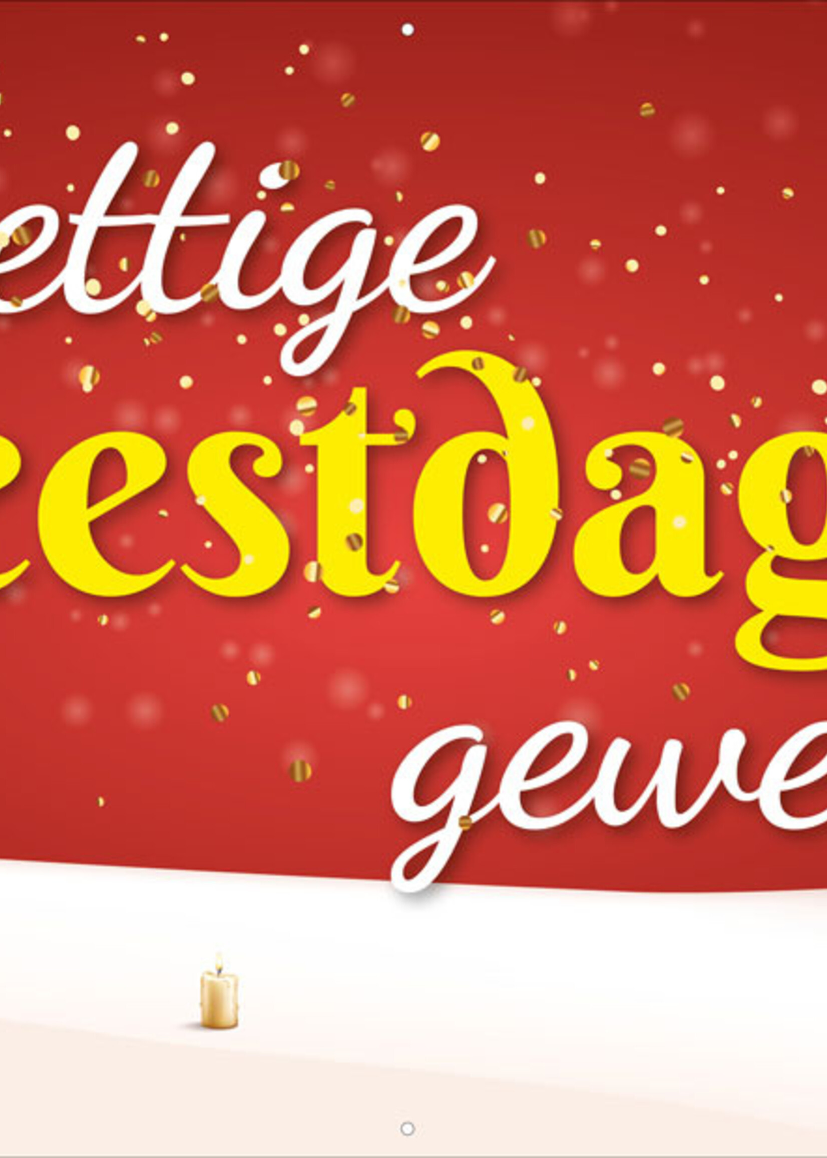 Prettige feestdagen gewenst - Cadeautjes - Kerstboom