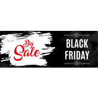 Black Friday - Big Sale - Zwart - Wit