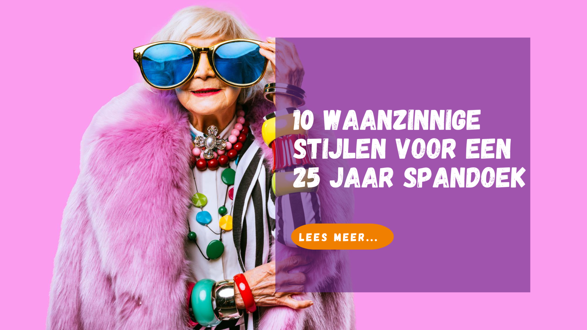 10 Waanzinnige stijlen voor een 25 jaar spandoek