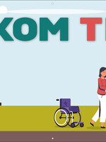 Welkom thuis - Man met rolstoel en looprek