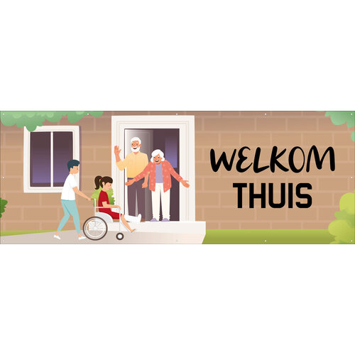 Welkom thuis - Vrouw in rolstoel