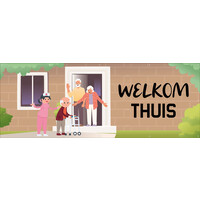 Welkom thuis - Man met looprek