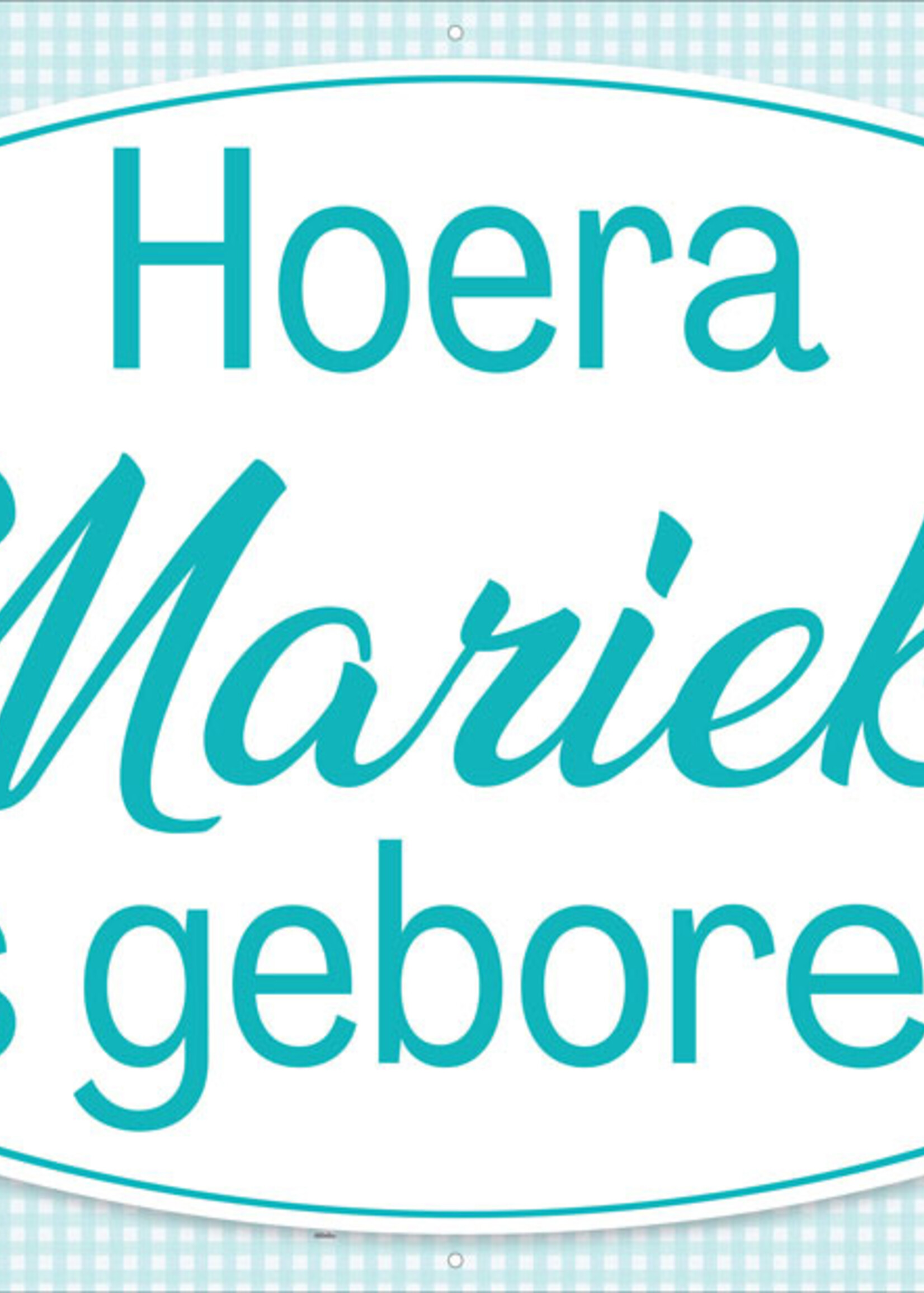 Hoera Naam is geboren - Groen