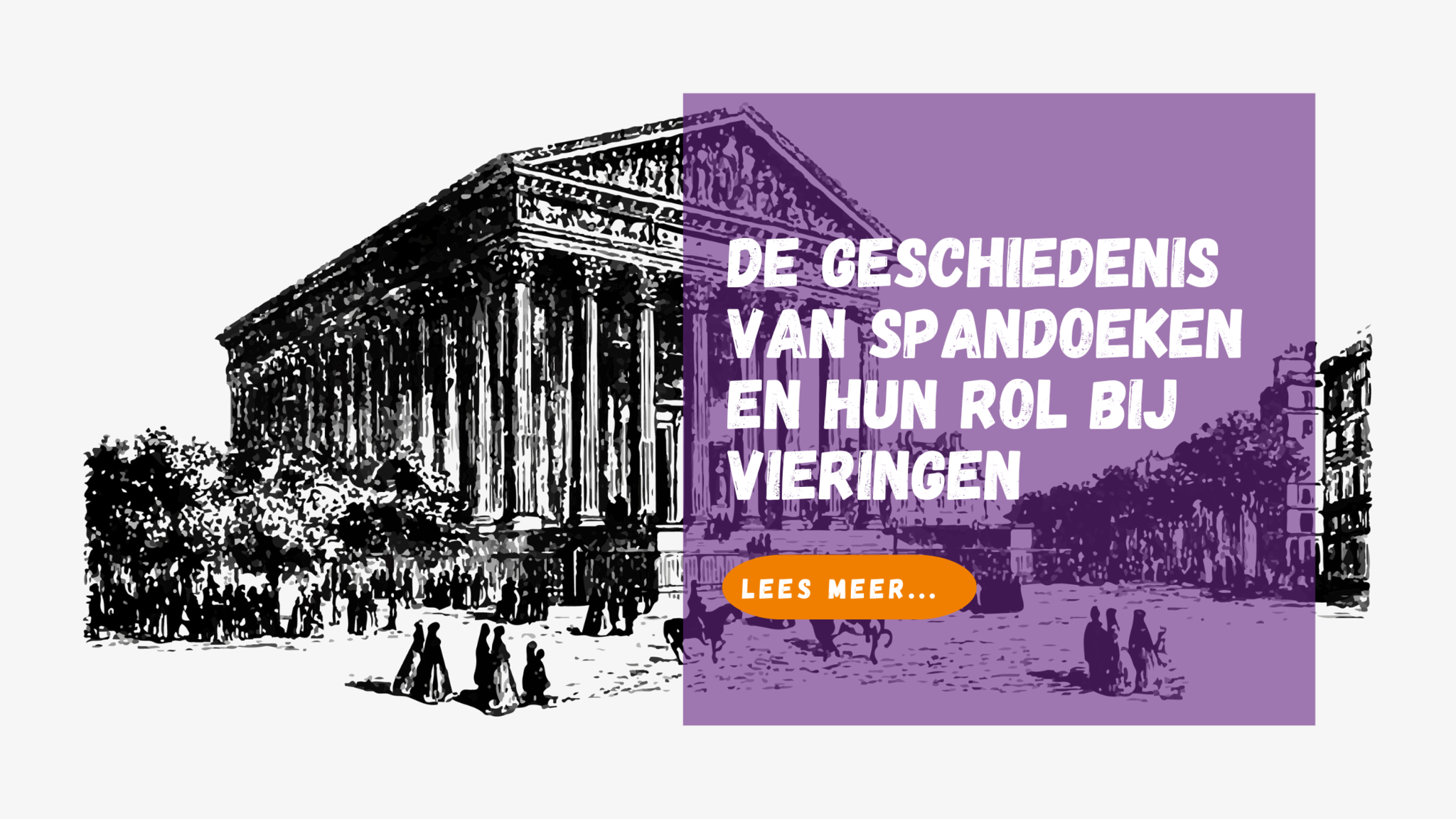 De geschiedenis van spandoeken