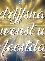 Bedrijfsnaam wenst u Fijne Feestdagen - Vuurwerk