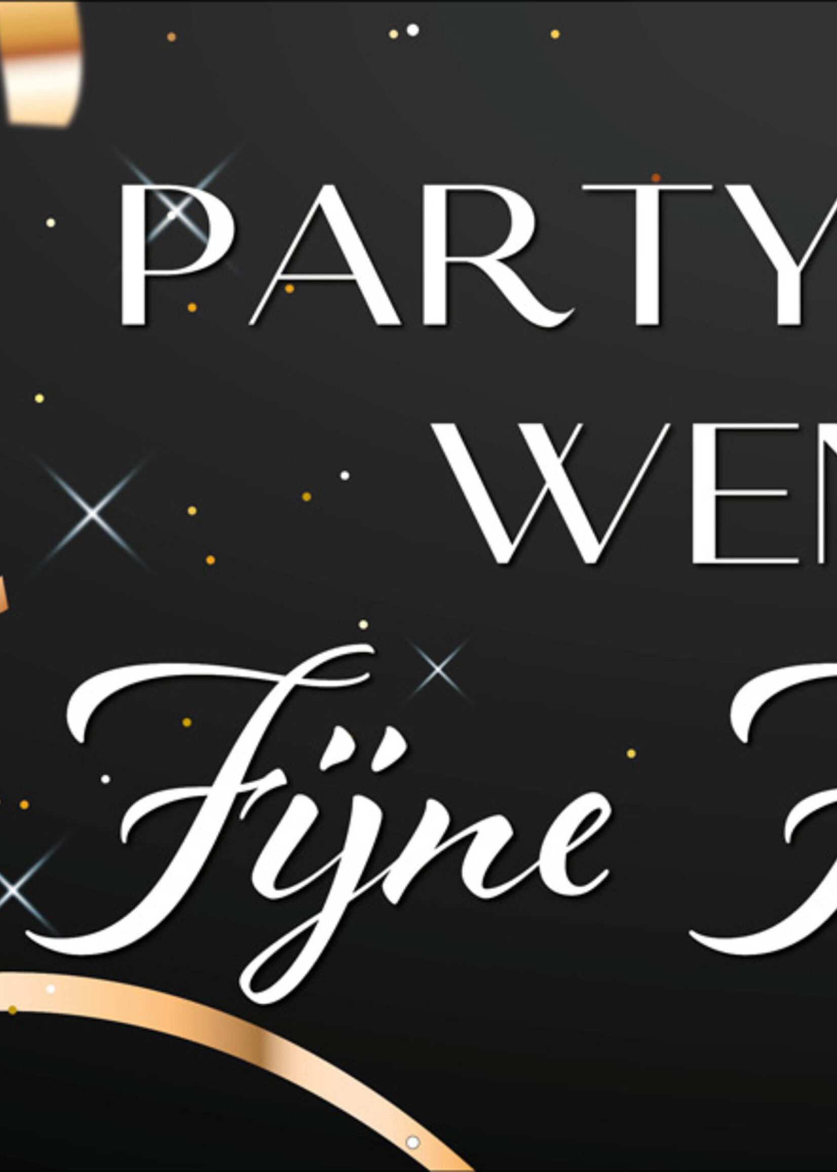 Bedrijfsnaam wenst u Fijne Feestdagen - Champagne glazen