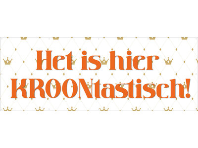 Het is hier KROONtastisch! - Gouden kroontjes - Diverse formaten