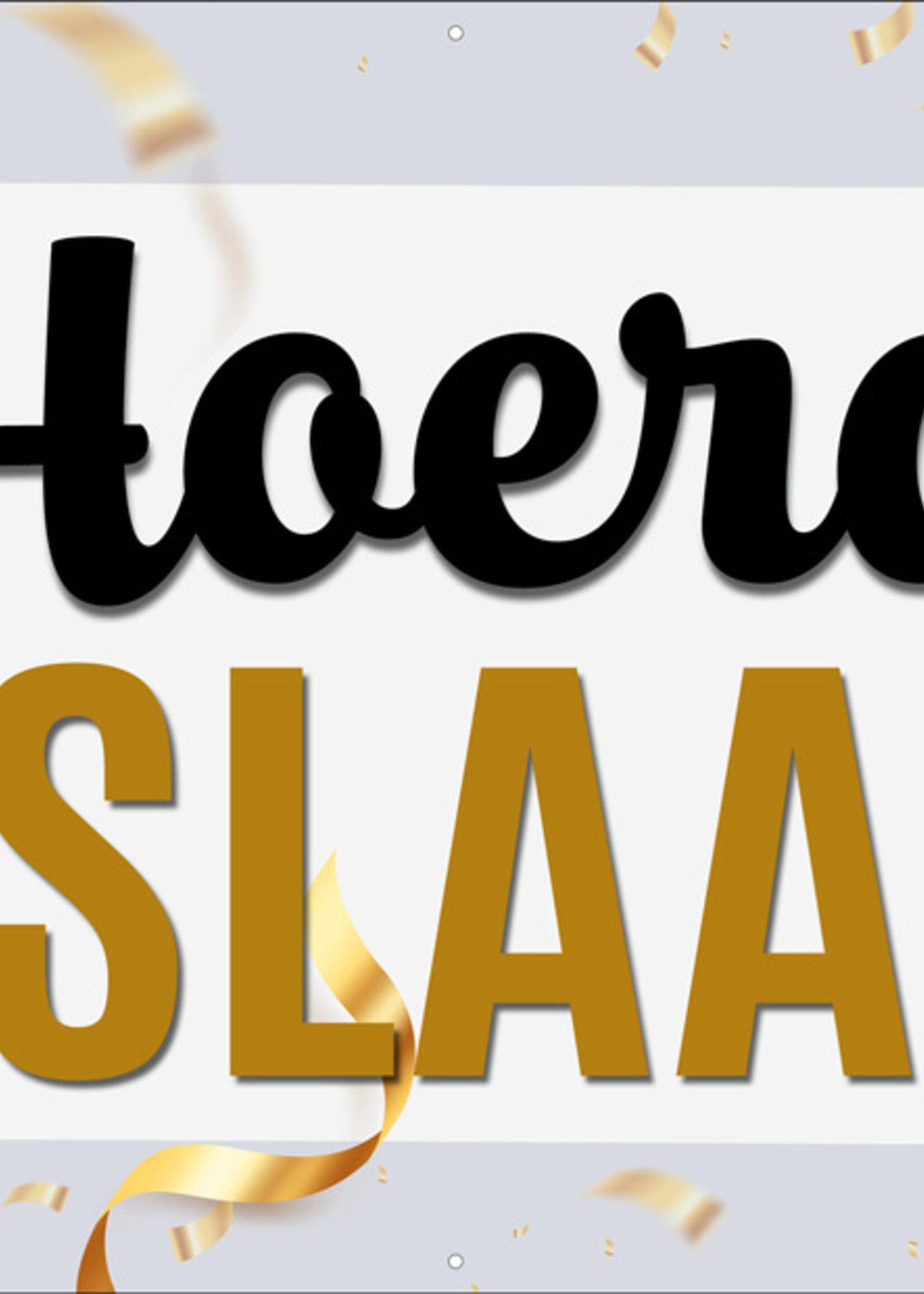 Hoera geslaagd - Ballonnen - Afstudeerpet - Academic cap - doctoraal