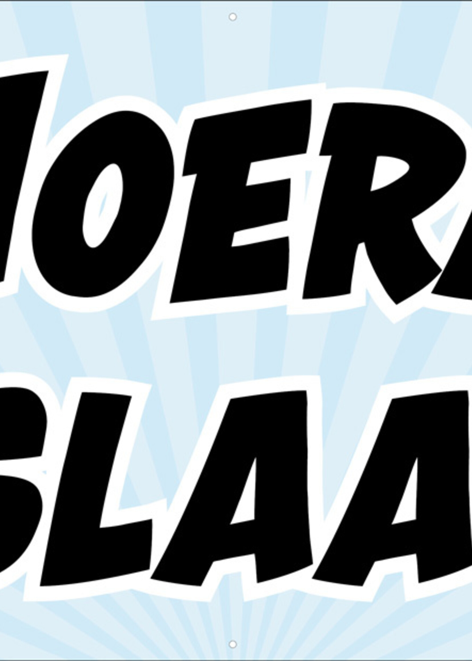 Hoera  geslaagd! - Vlag - Studieboeken - Afstudeerhoed