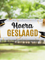 Hoera geslaagd - Ballonnen - Afstudeerpet - Academic cap - doctoraal
