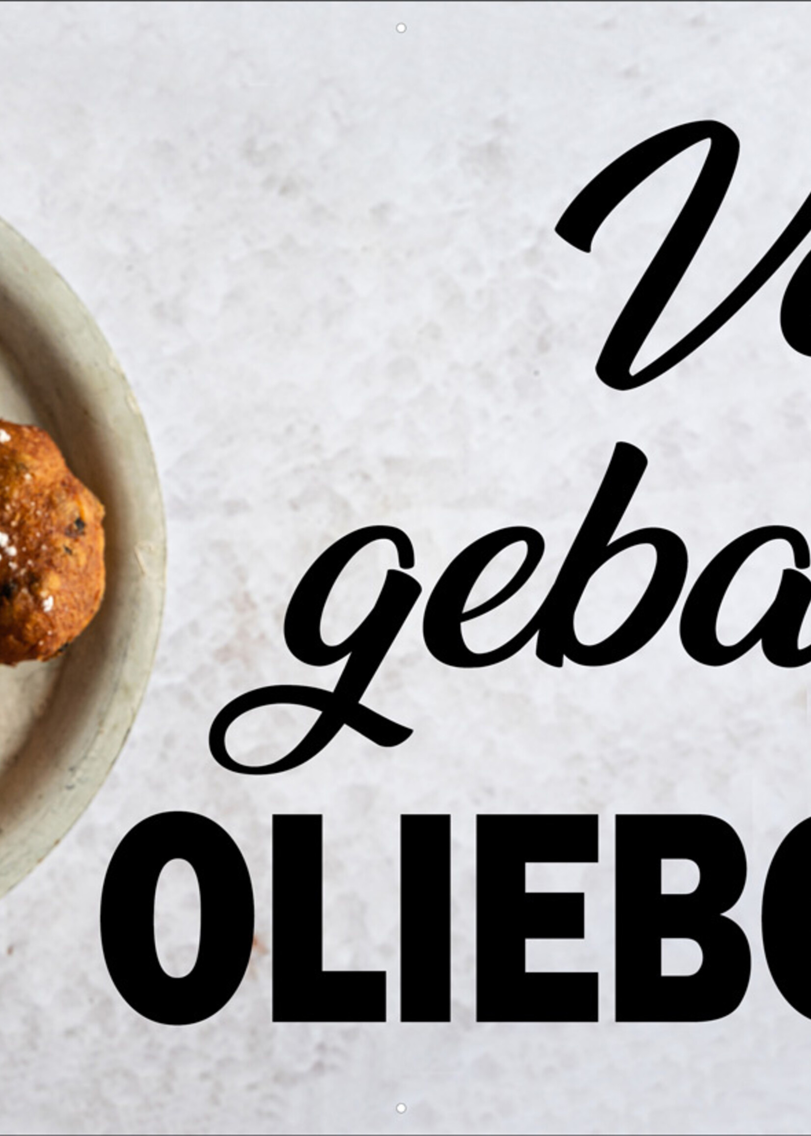 Spandoek Vers Gebakken Oliebollen