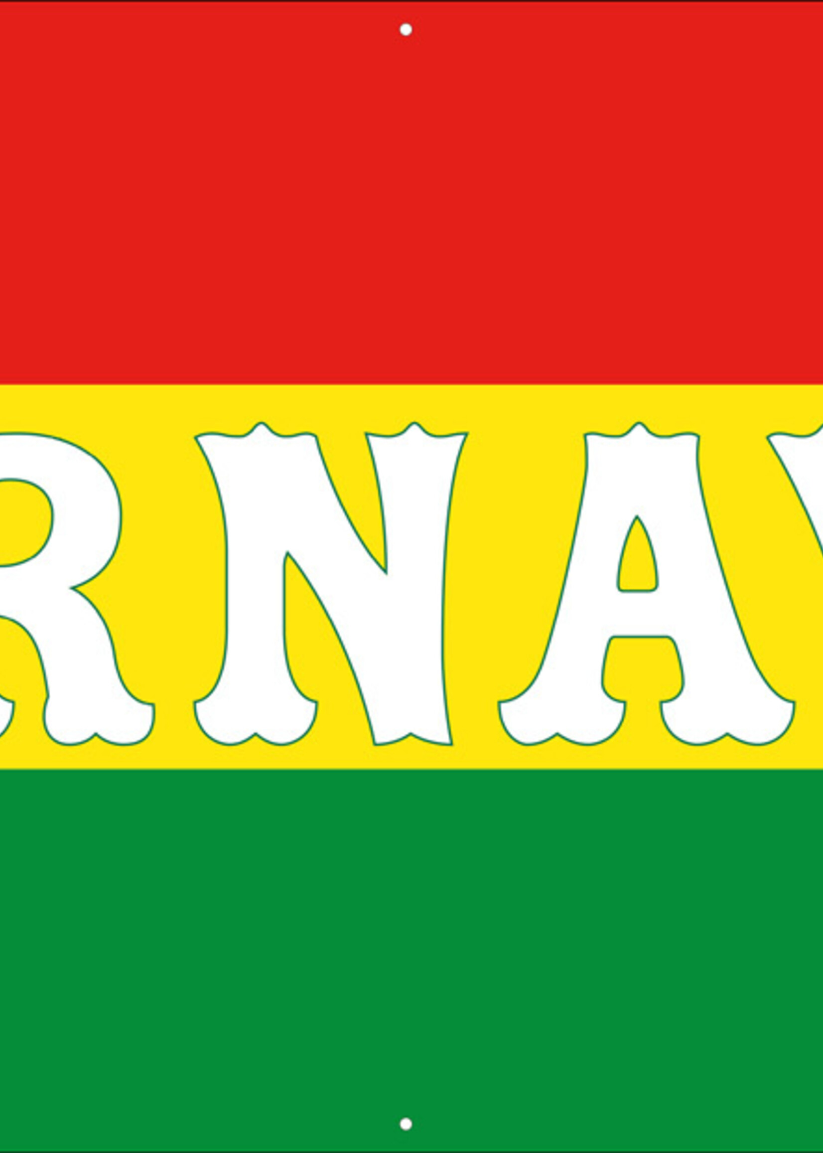 Spandoek Carnaval - Rood, Groen, Geel