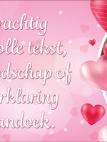 Spandoek eigen tekst en foto - Trouwen - Huwelijk - Valentijnsdag  - Valentijn versiering - decoratie