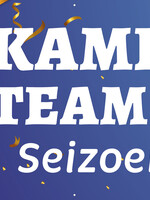 Spandoek Kampioen Voetbal met eigen teamnaam en seizoen