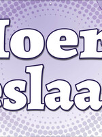 Spandoek Hoera Geslaagd - Paars - Wit – Feestelijke Versiering – Diploma Gehaald