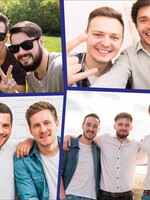 Spandoek met Foto Collage - 8 foto's