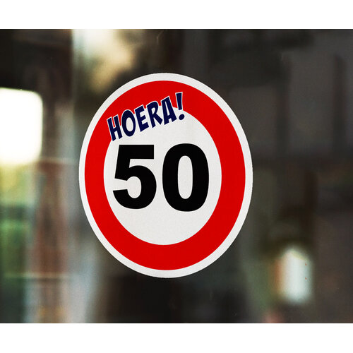 Sarah 50 Jaar Verkeersbord Feestpakket – 6-delig Feestversiering Set Sarah 50 Jaar Verkeersbord Feestpakket – 6-delig Feestversiering Set