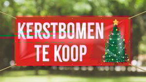 Waarom een spandoek 'Kerstbomen te koop” jouw verkoop laat stijgen