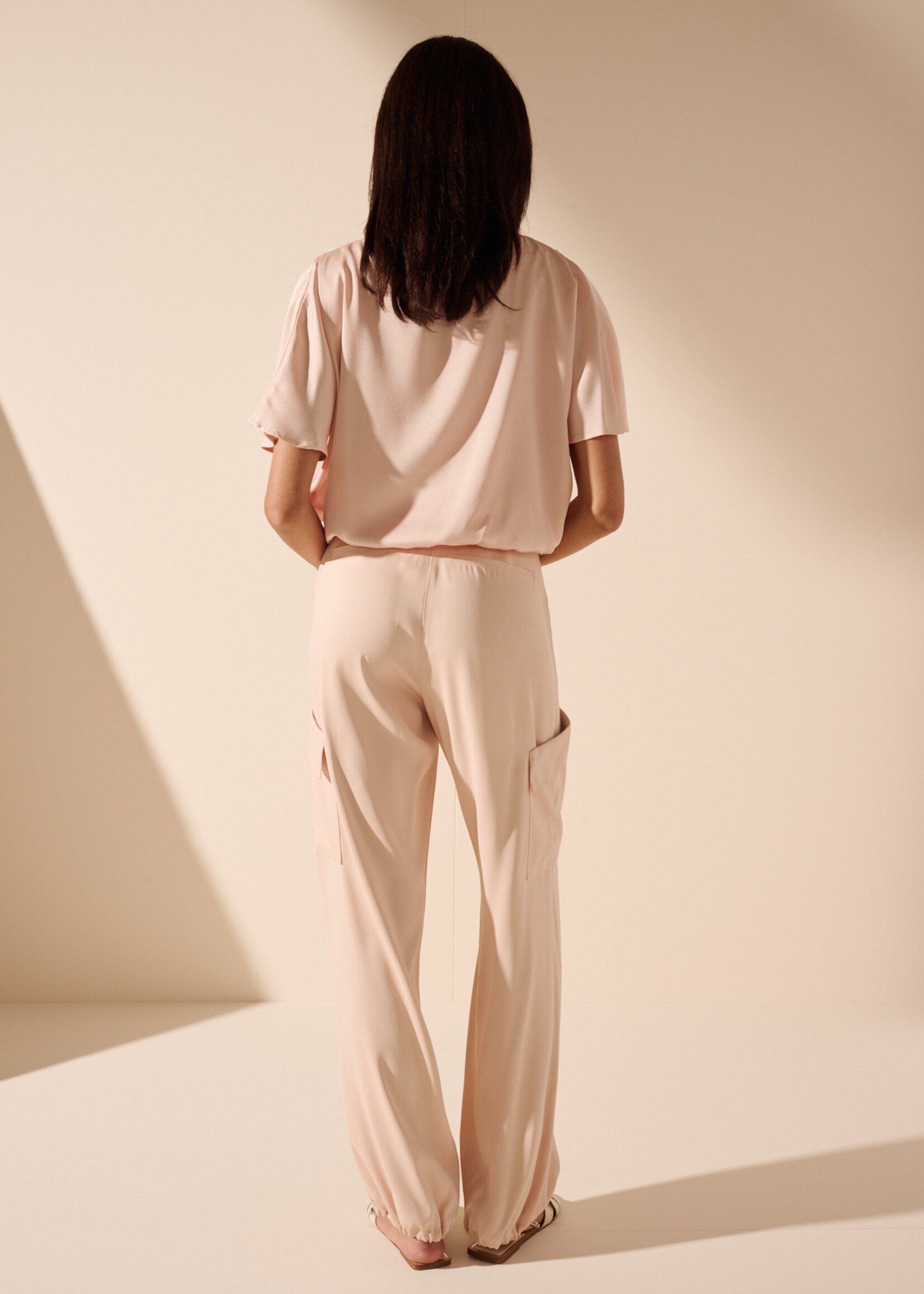 Tex Trousers Shell Rose