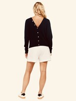 Beaulah Button Back Black