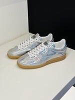 Monochrome Silver Sneaker