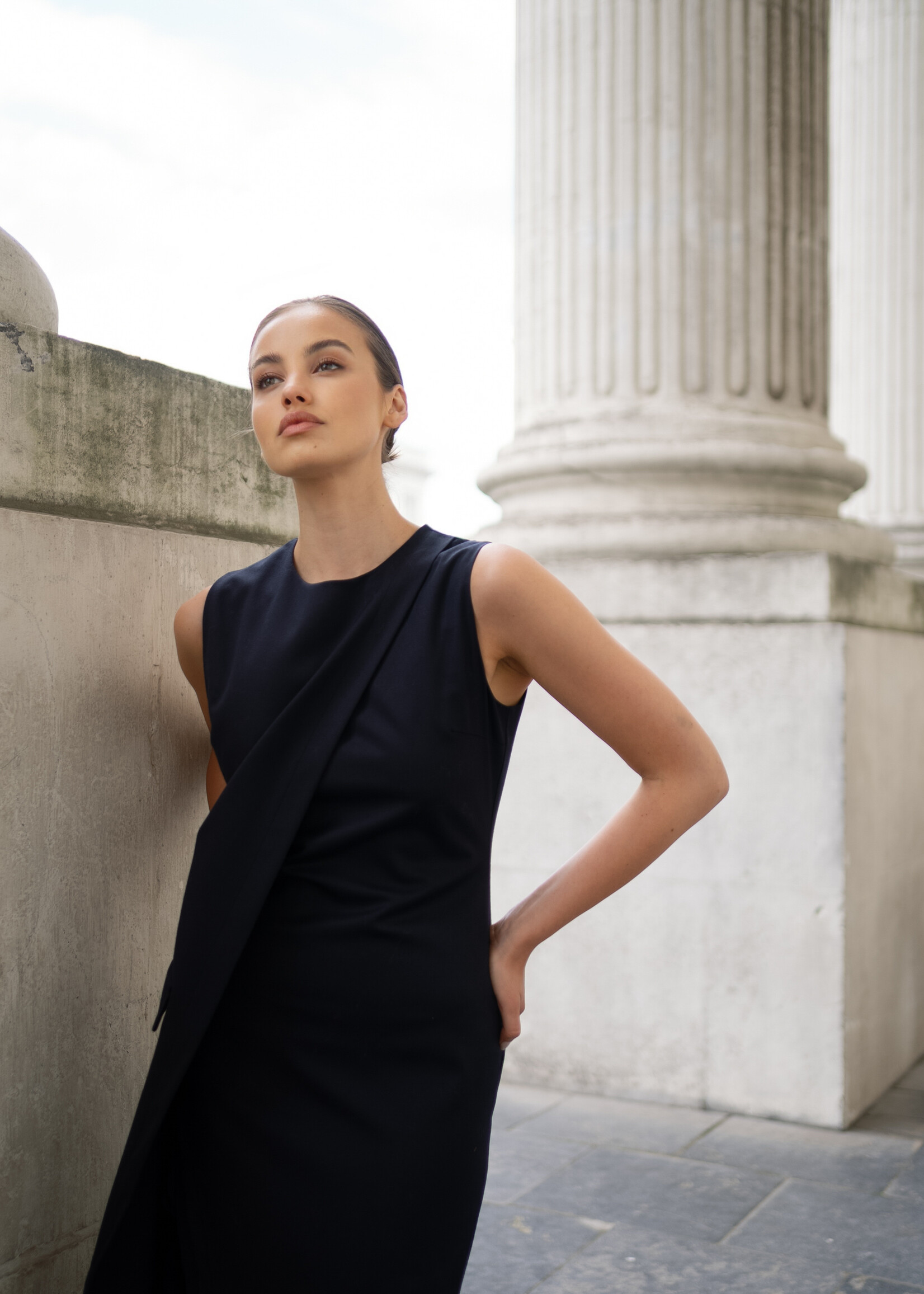 Cozette Dress Coolwool Midnight