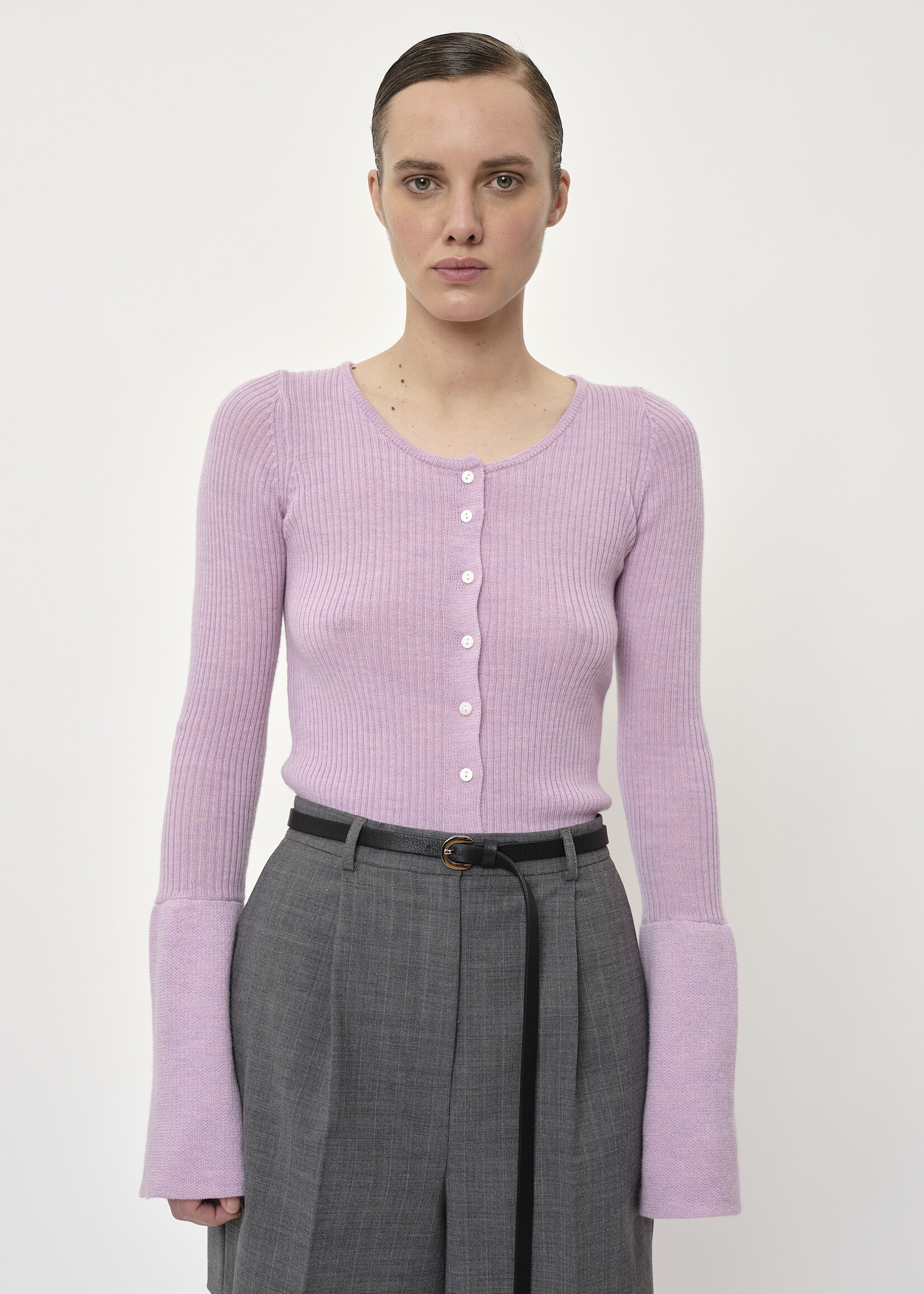 Liw Knit Cardigan Pink