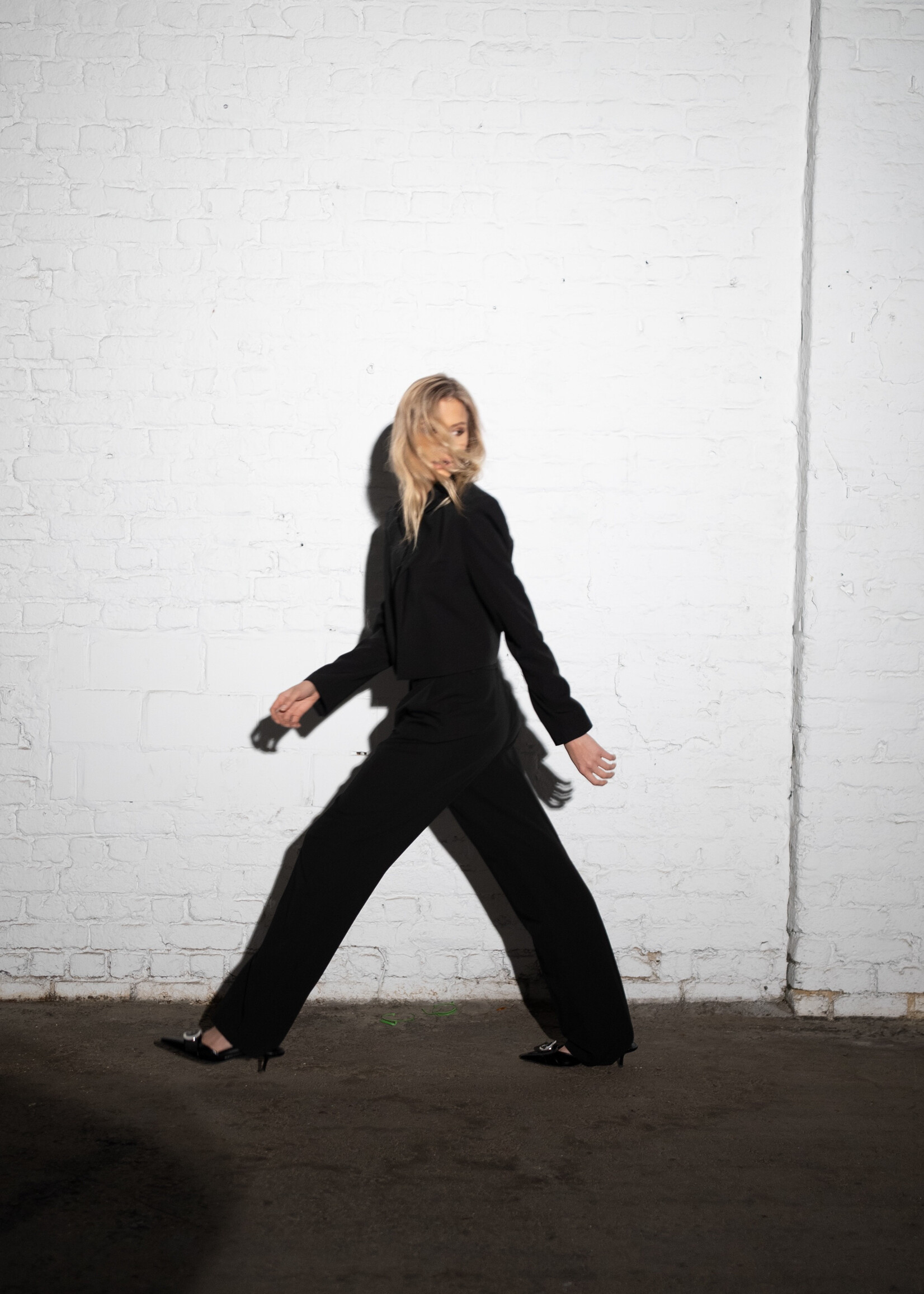 Palazzo Trousers Black