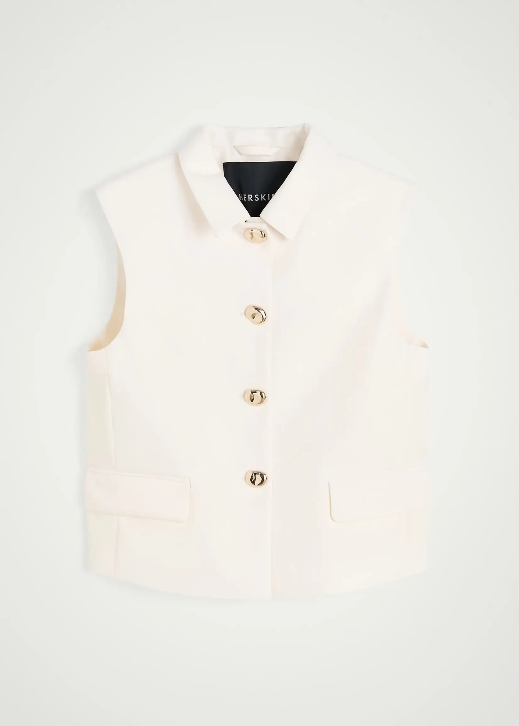 Brian Vest Gold Buttons