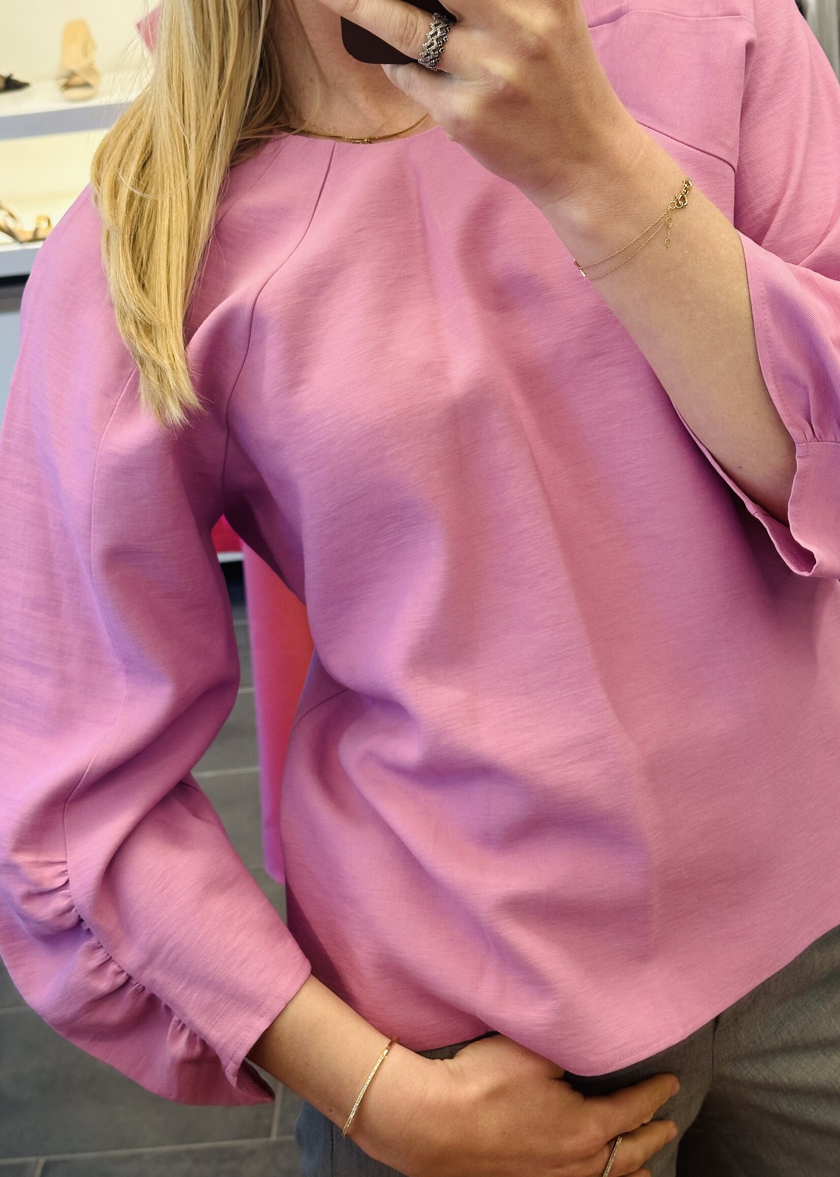 Blouse Rule N° 25 Twill Viscose Violet
