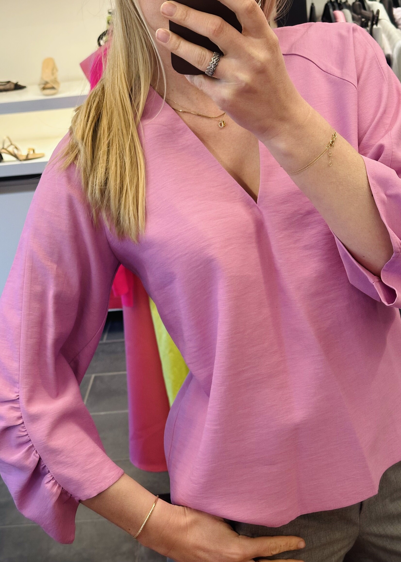 Blouse Rule N° 25 Twill Viscose Violet